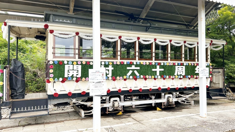 明治村　春　2025　京都市電　花電車　250601_1